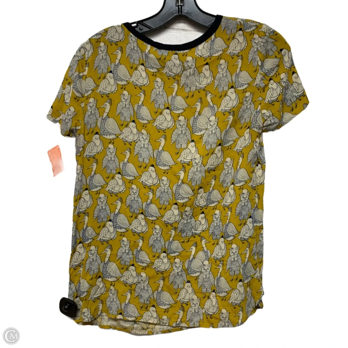 Top Short Sleeve By Maeve In Blue & Yellow, Size: Xs