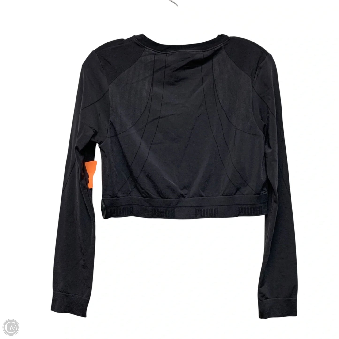 Athletic Top Long Sleeve Crewneck By Puma In Grey, Size: Xl