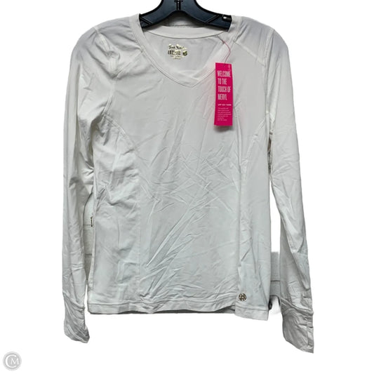 Top Long Sleeve Designer By Lilly Pulitzer In White, Size: S