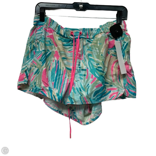 Shorts Designer By Lilly Pulitzer In Blue & Pink, Size: Xl