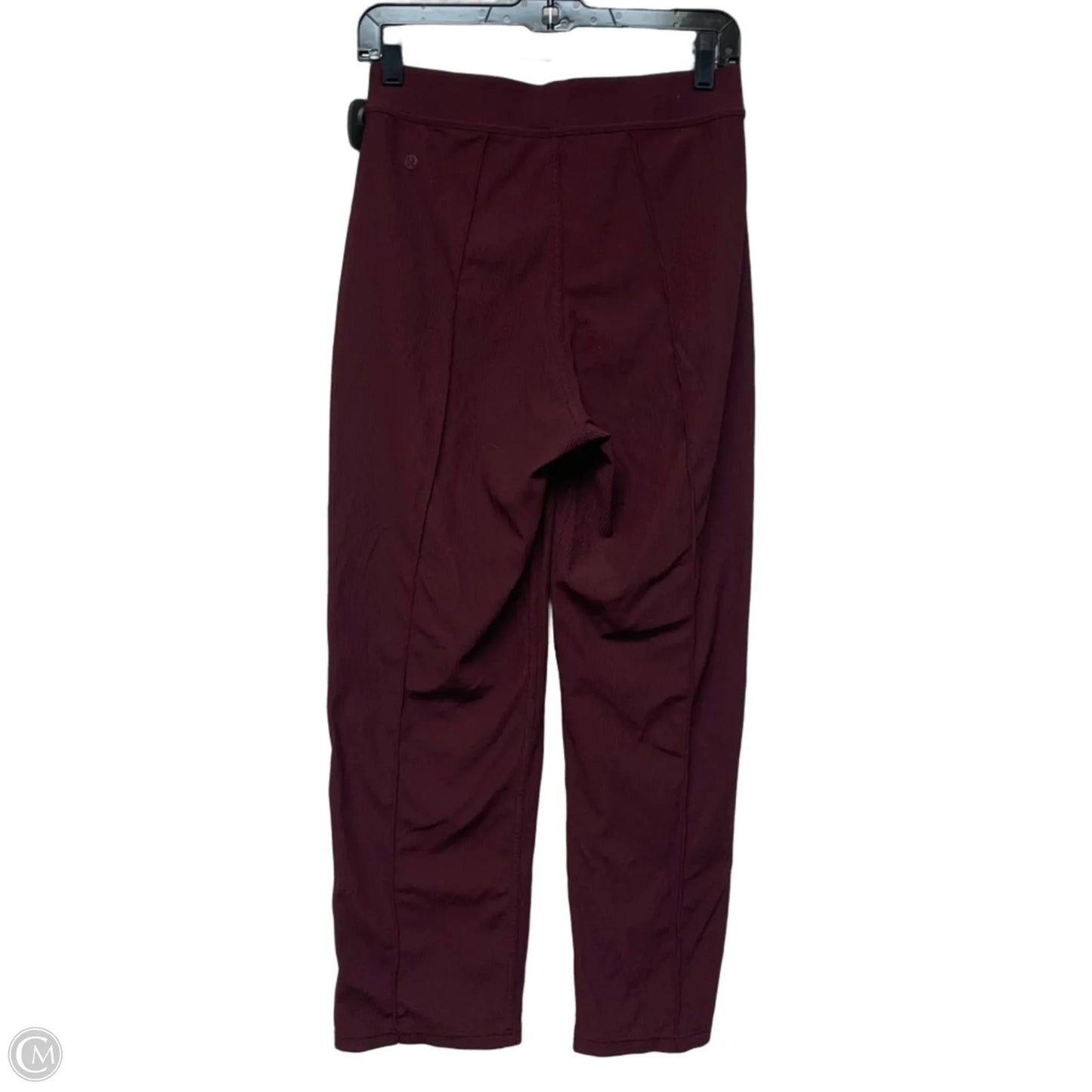 Athletic Pants By Lululemon In Maroon, Size: S