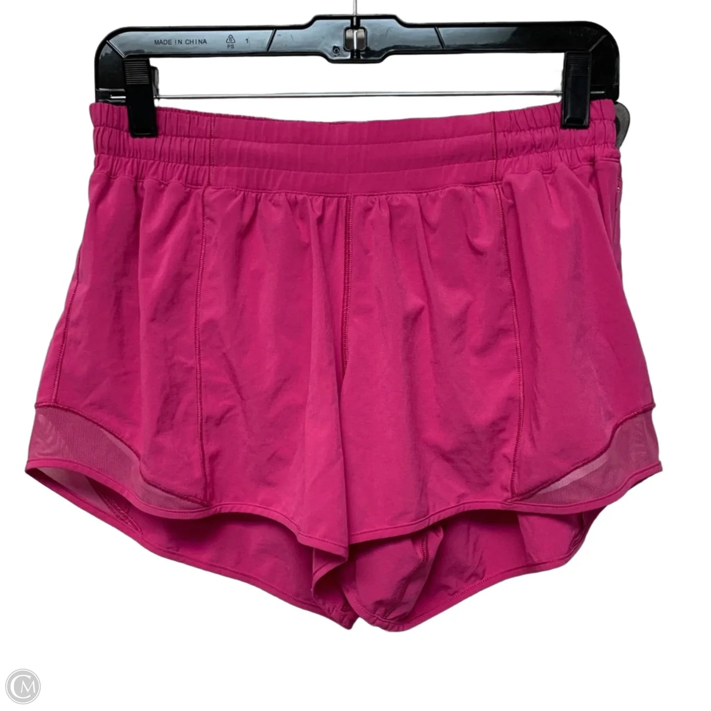 Athletic Shorts By Lululemon In Pink, Size: M