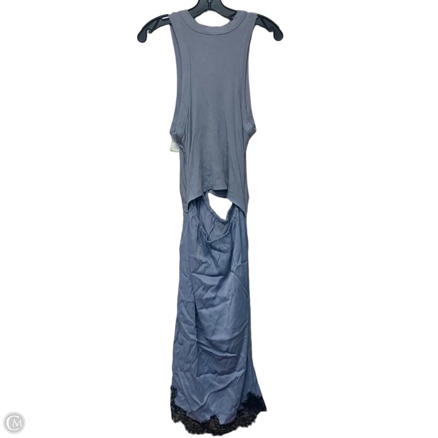 Dress Casual Maxi By Anthropologie In Black & Blue, Size: Lp