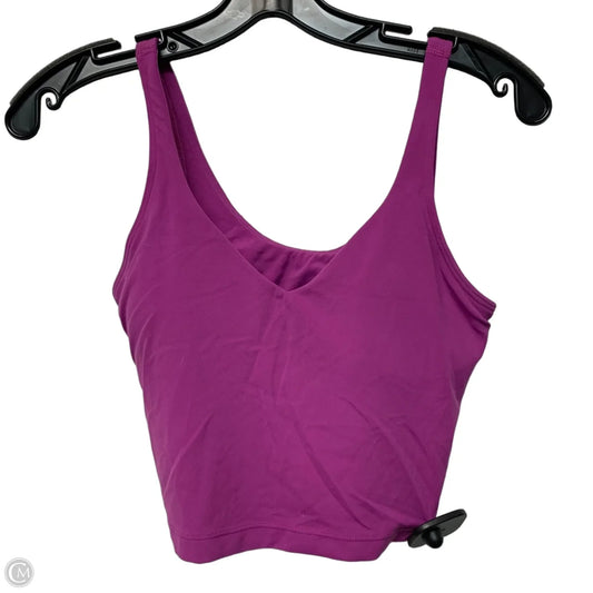 Athletic Tank Top By Lululemon In Purple, Size: S