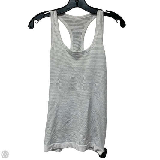 Athletic Tank Top By Lululemon In White, Size: S