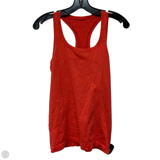 Athletic Tank Top By Lululemon In Red, Size: S