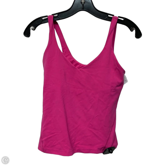 Athletic Tank Top By Lululemon In Pink, Size: S