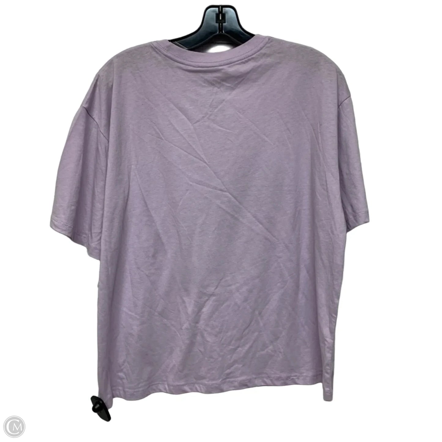Top Short Sleeve By Mighty Fine In Blue & Purple, Size: L