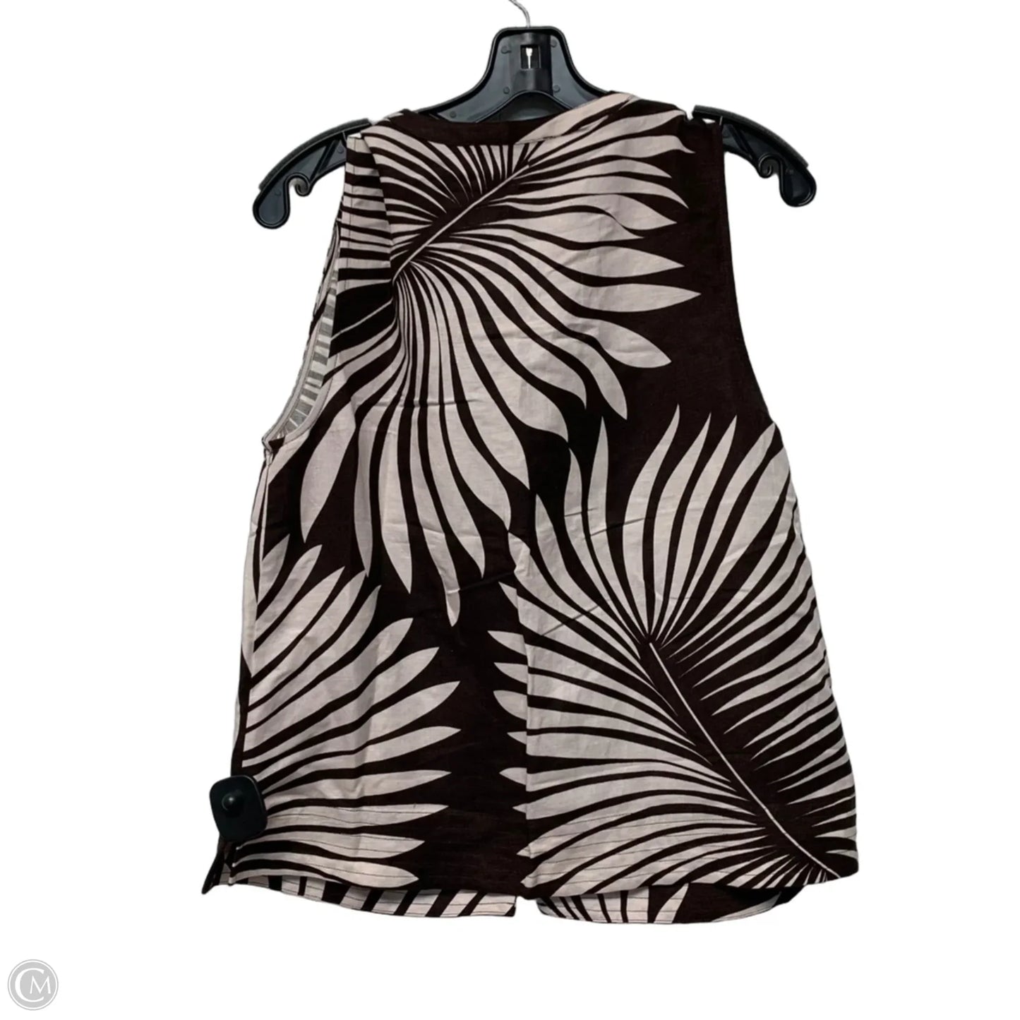 Top Sleeveless By Sanctuary In Brown & White, Size: S