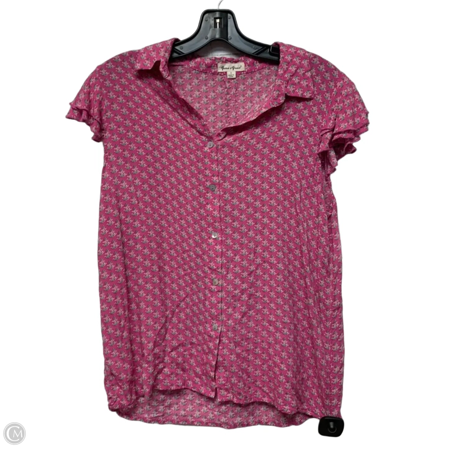 Top Sleeveless By Grand And Greene In Pink, Size: S