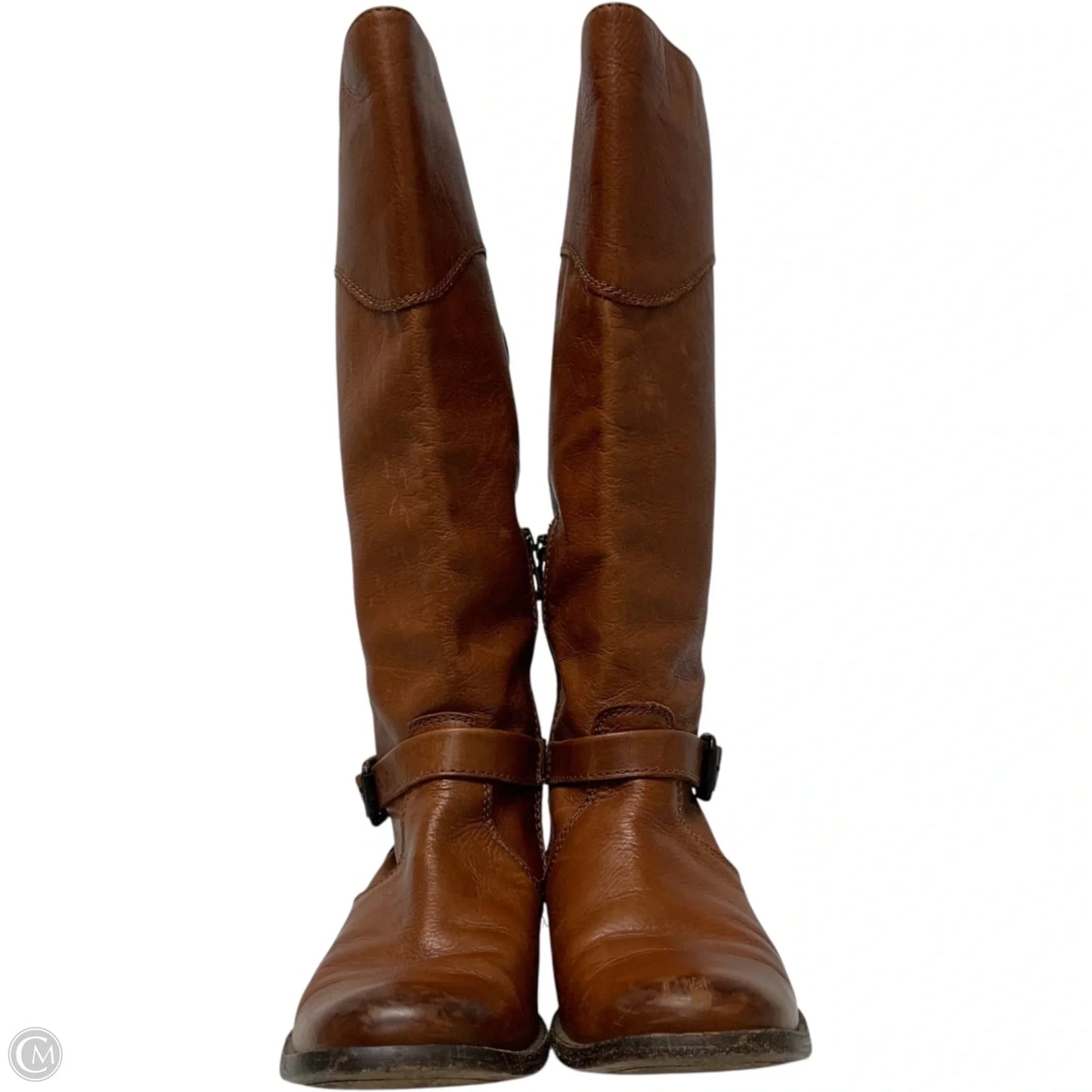 Boots Designer By Frye In Brown, Size: 7
