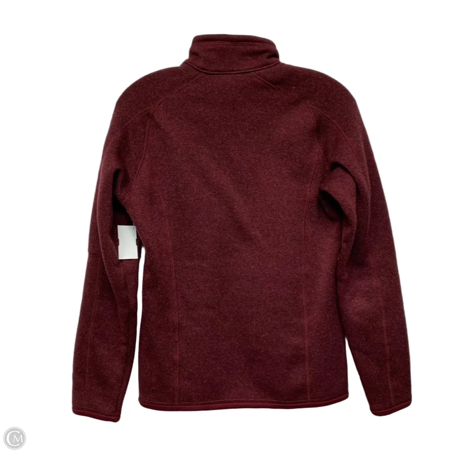 Sweatshirt Collar By Patagonia In Red, Size: S