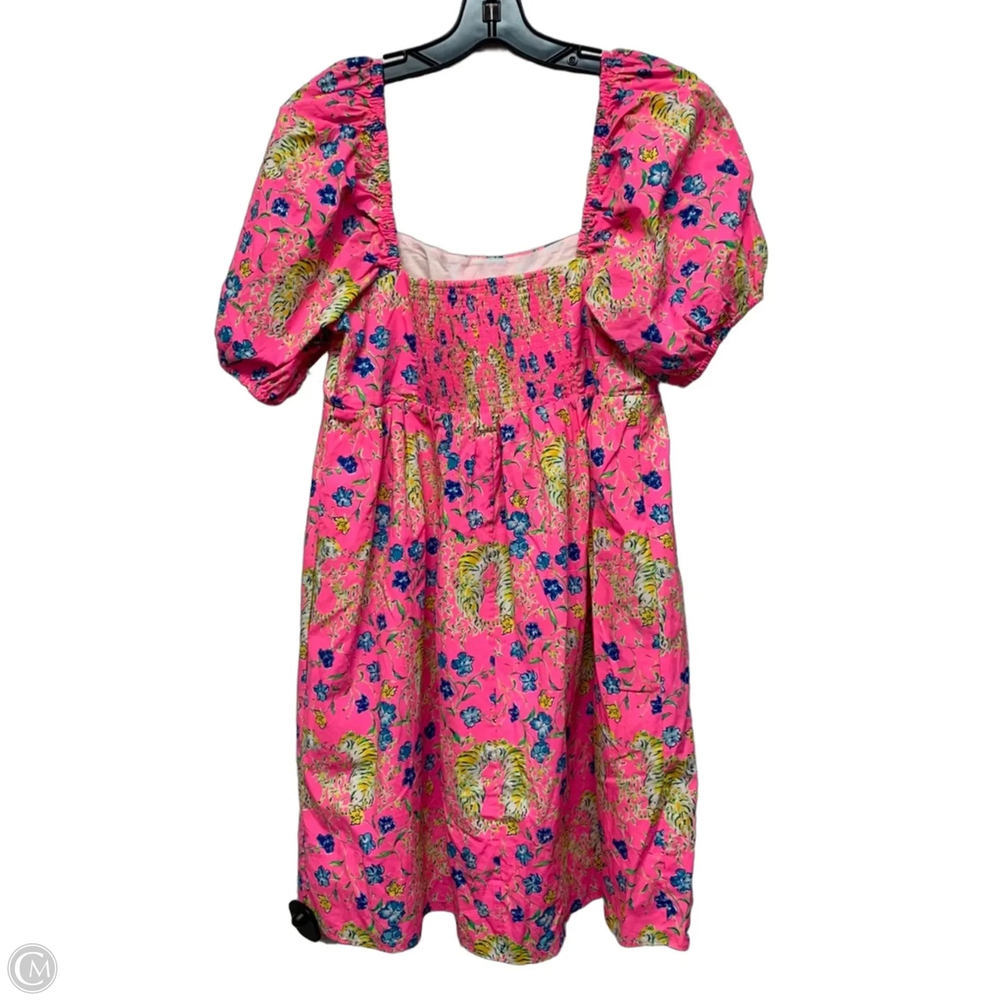 Dress Designer By Lilly Pulitzer In Pink & Yellow, Size: M