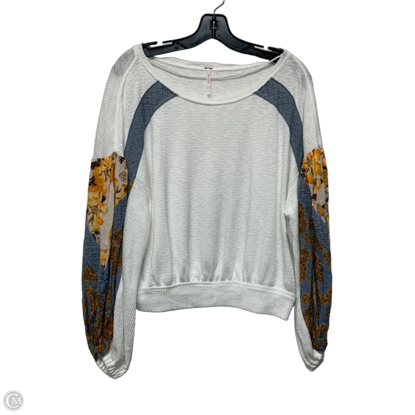Sweater By Free People In Blue & White, Size: S