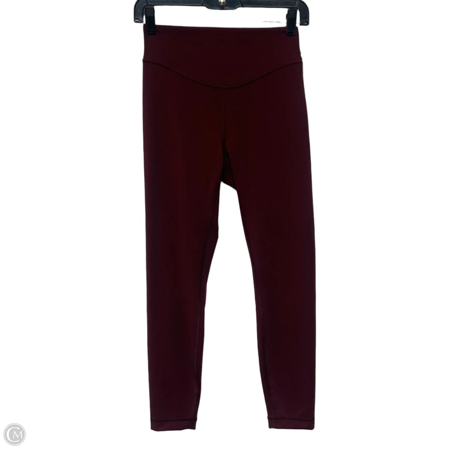 Athletic Leggings By Lululemon In Red, Size: S