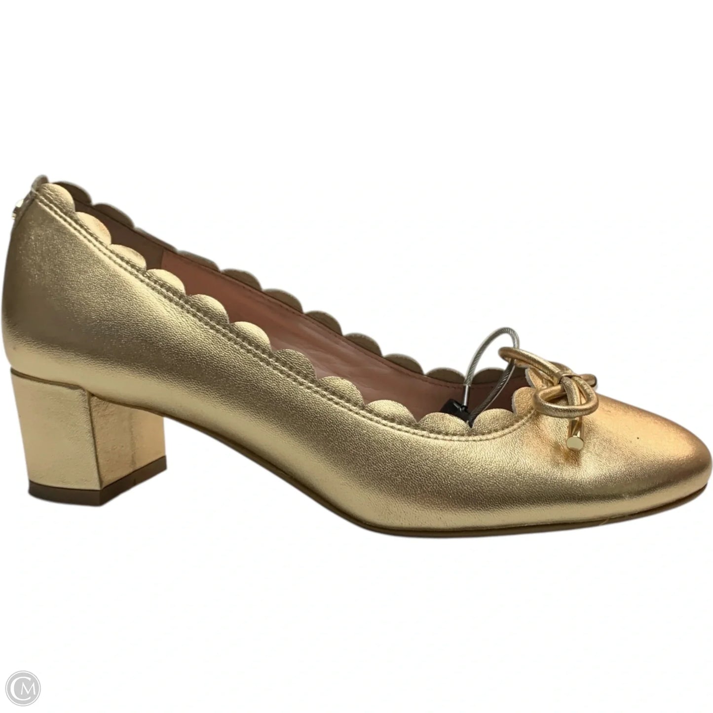 Shoes Designer By Kate Spade In Gold, Size: 7.5