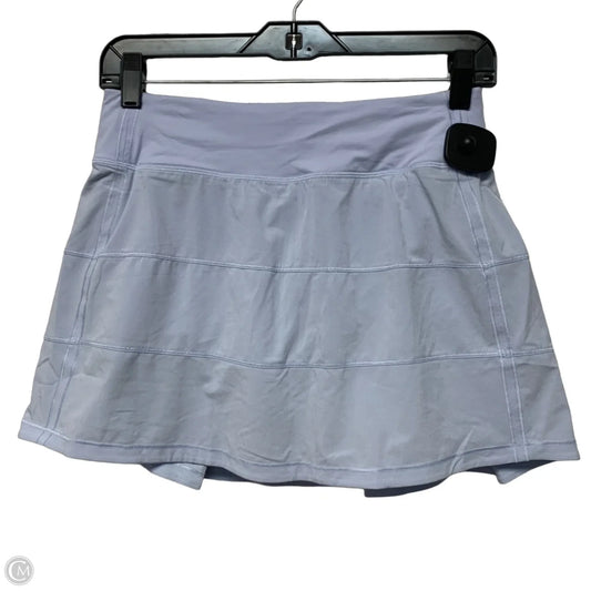 Athletic Skort By Lululemon In Purple, Size: 4