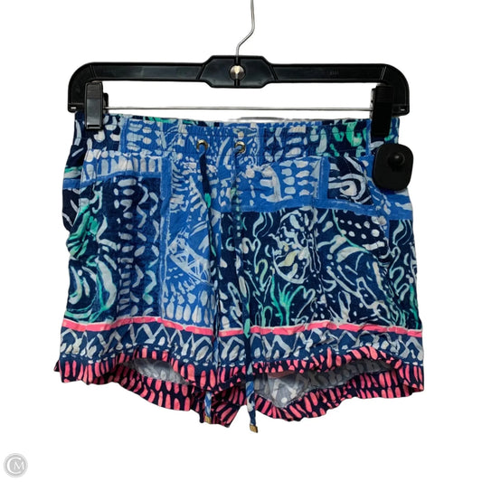 Shorts Designer By Lilly Pulitzer In Blue & Pink, Size: Xxs
