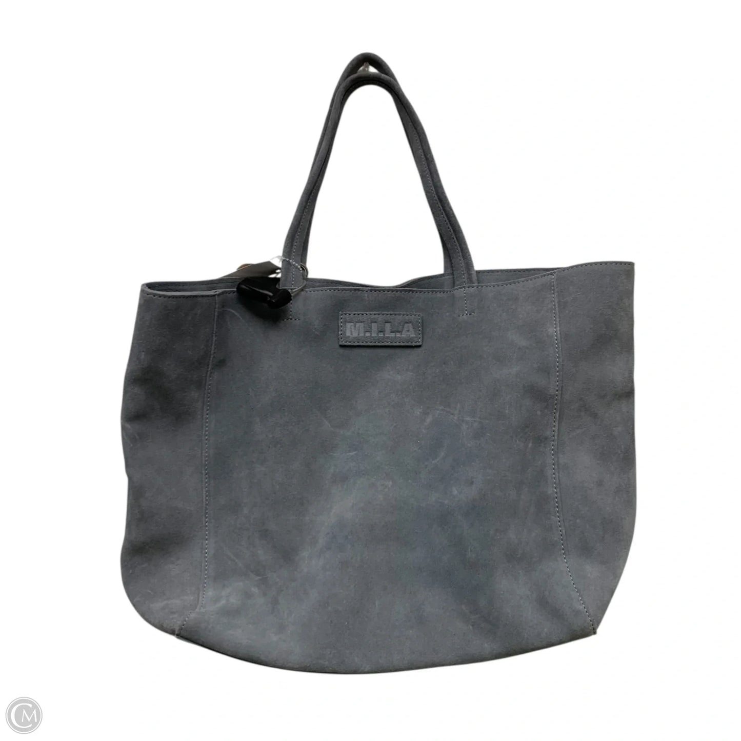 Handbag Leather By M.I.L.A., Size: Large