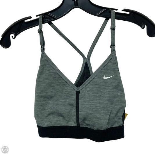 Athletic Bra By Nike Apparel In Black & Grey, Size: S