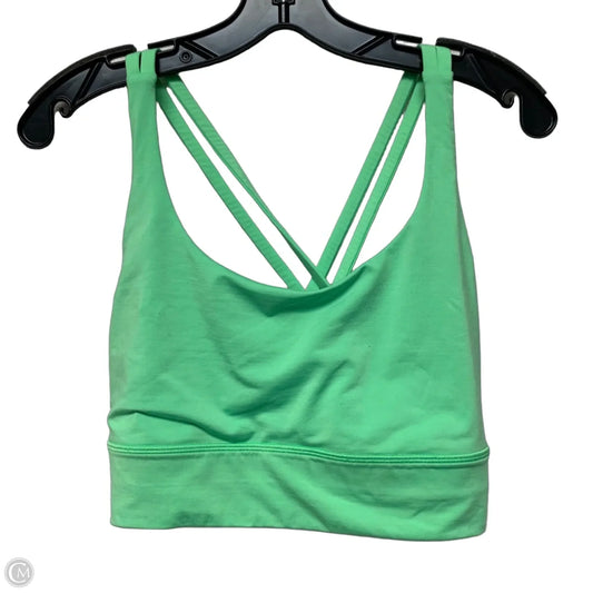 Athletic Bra By Lululemon In Green, Size: Xl