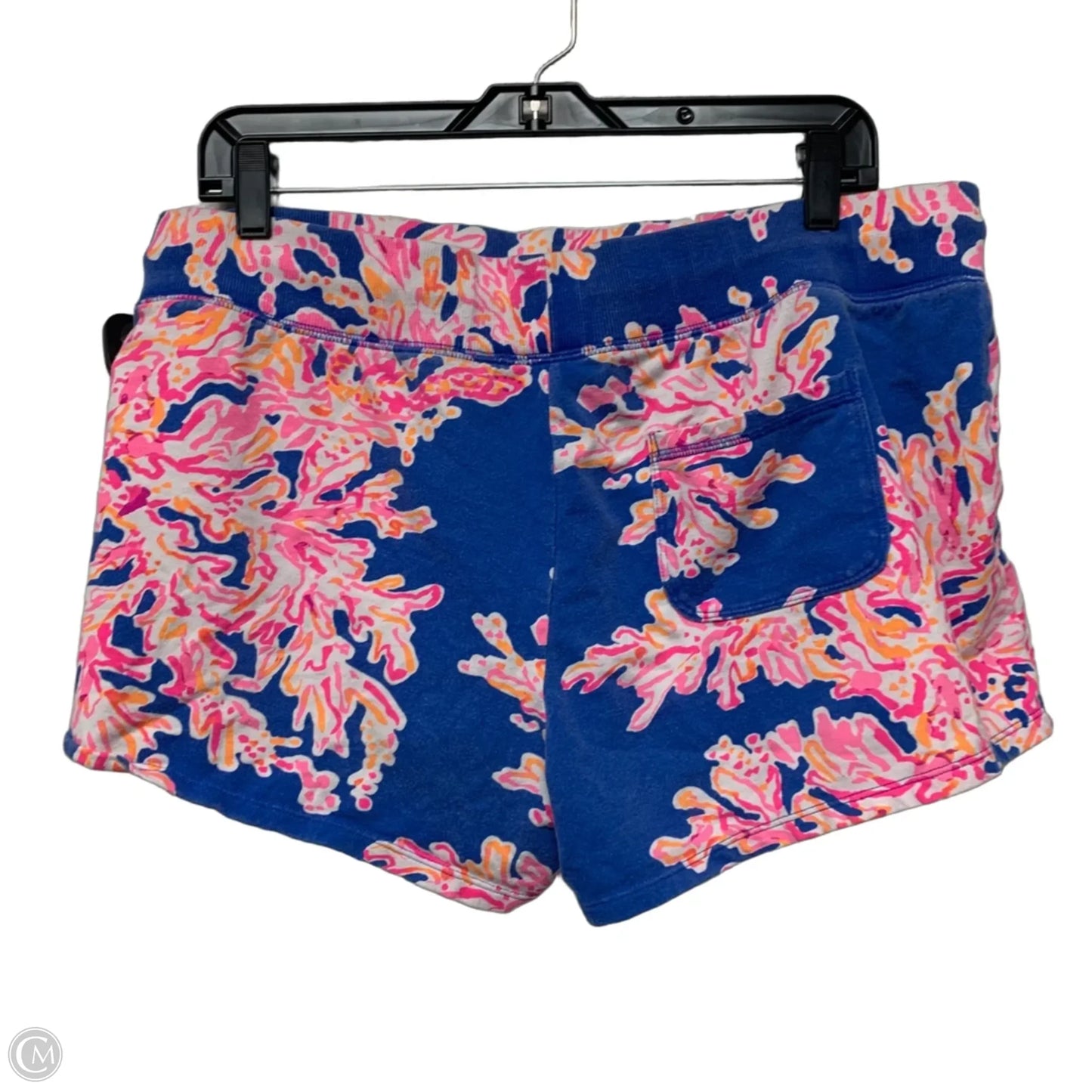 Shorts Designer By Lilly Pulitzer In Blue & Pink, Size: Xl