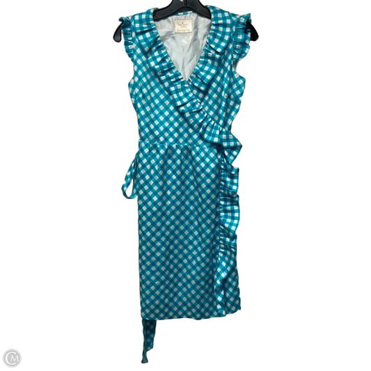 Dress Designer By Kate Spade In Blue & White, Size: S