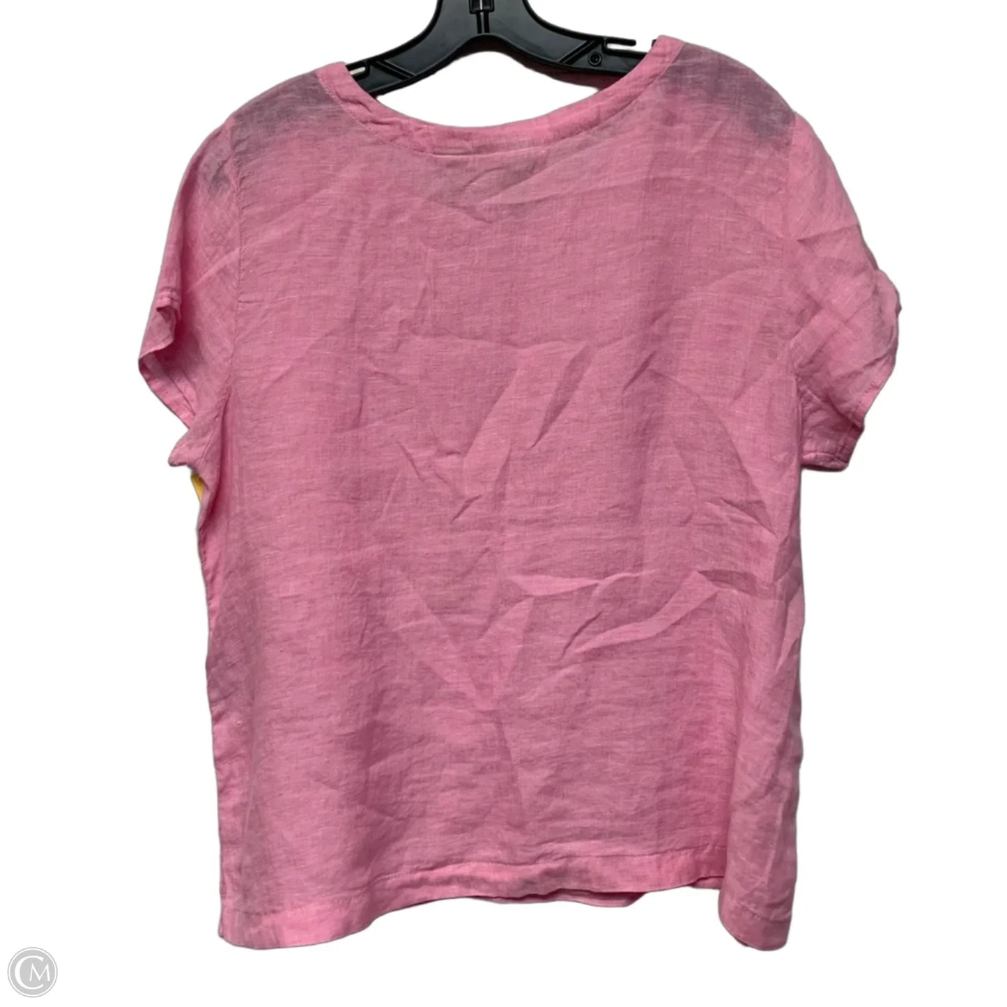 Top Short Sleeve By Cynthia Rowley In Pink, Size: L