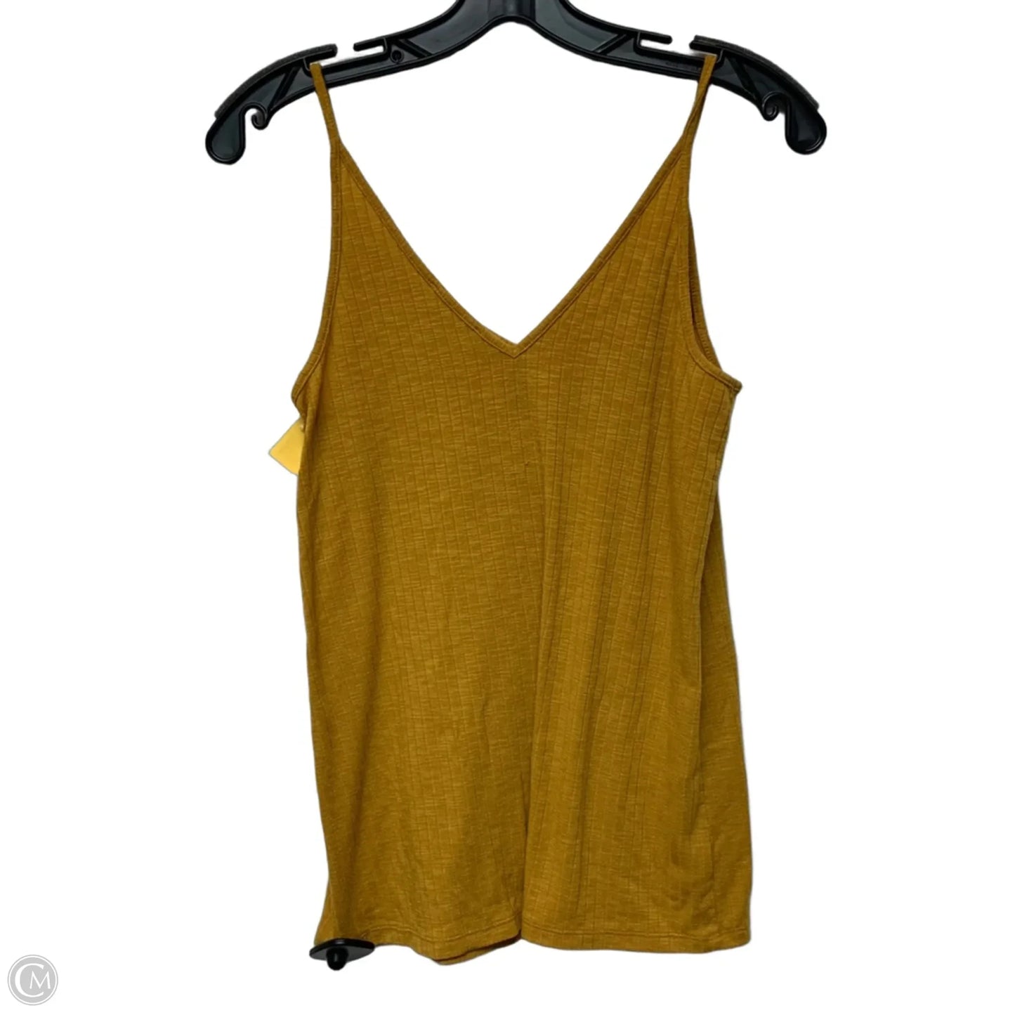 Top Sleeveless By Loft In Yellow, Size: S
