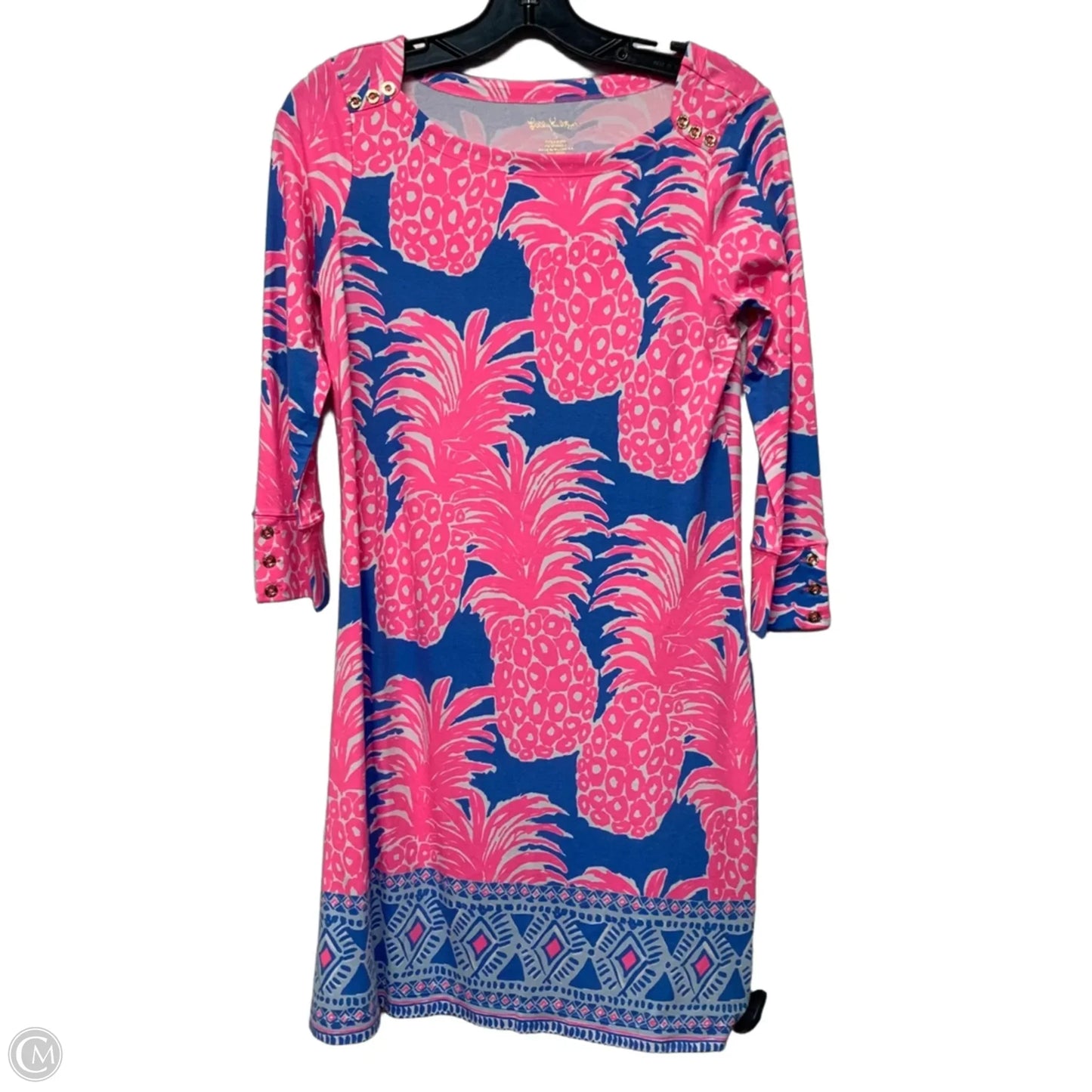 Dress Designer By Lilly Pulitzer In Blue & Pink, Size: S