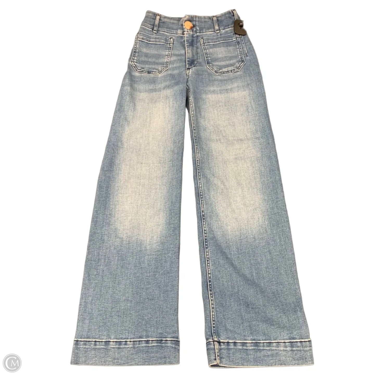 Jeans Wide Leg By Maeve In Blue Denim, Size: 0