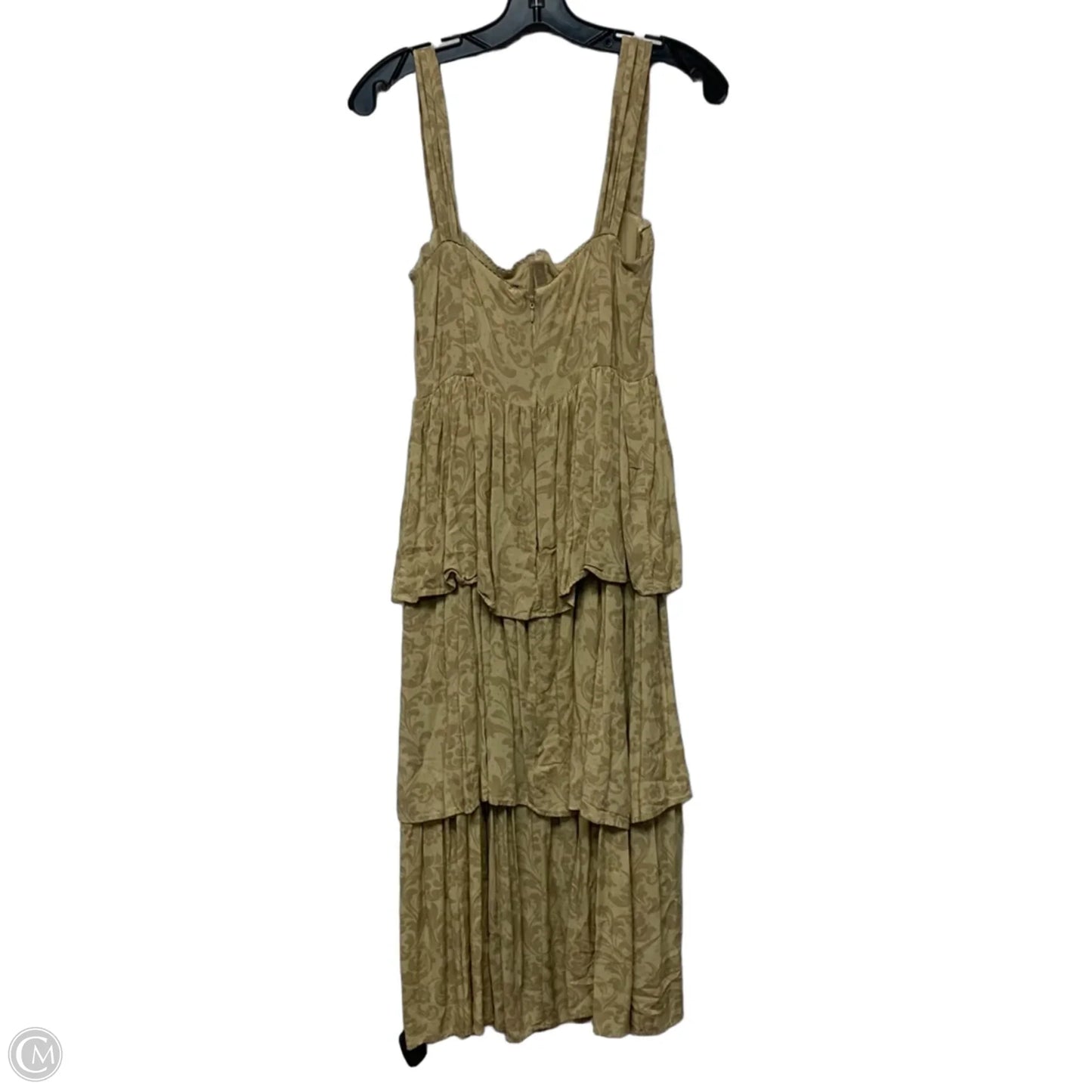 Dress Casual Midi By We Wore What In Cream & Tan, Size: S