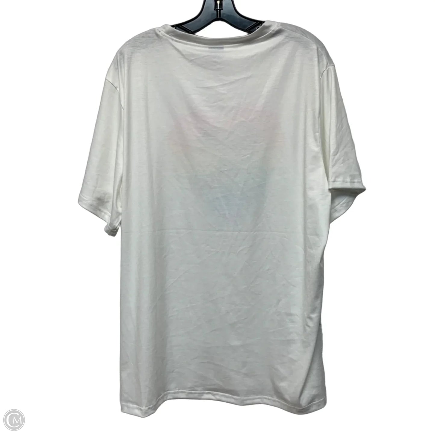 Top Short Sleeve By Hardaddy In White, Size: Xl