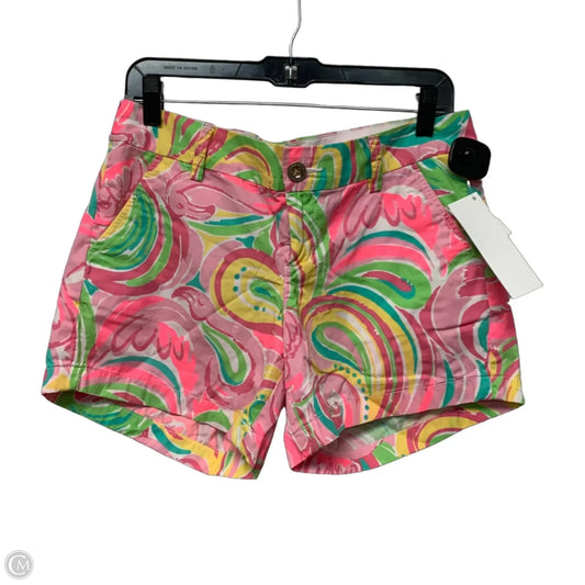Shorts Designer By Lilly Pulitzer In Green & Pink, Size: 6