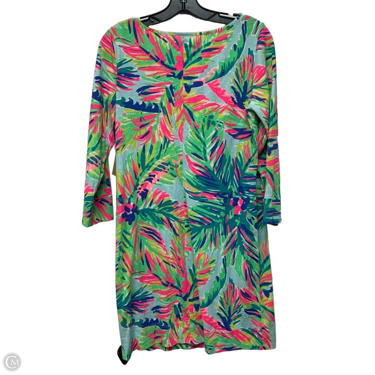 Dress Designer By Lilly Pulitzer In Green & Pink, Size: M