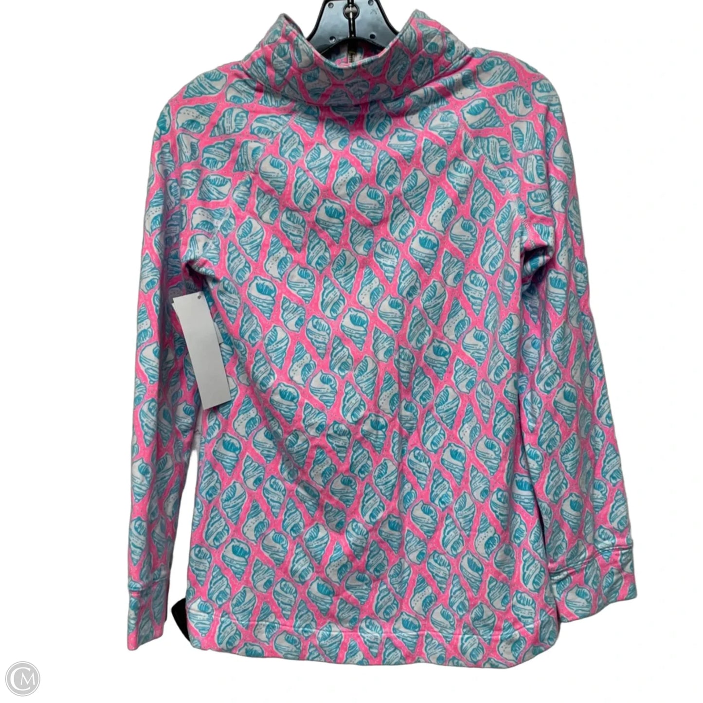 Top Long Sleeve Designer By Lilly Pulitzer In Blue & Pink, Size: Xs