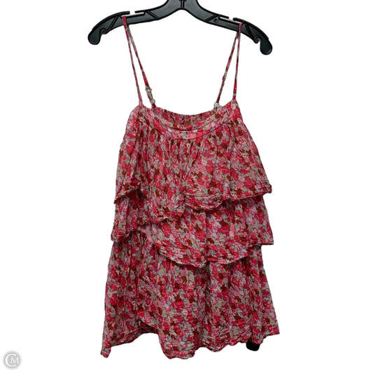 Tunic Sleeveless By Free People In Floral Print, Size: S