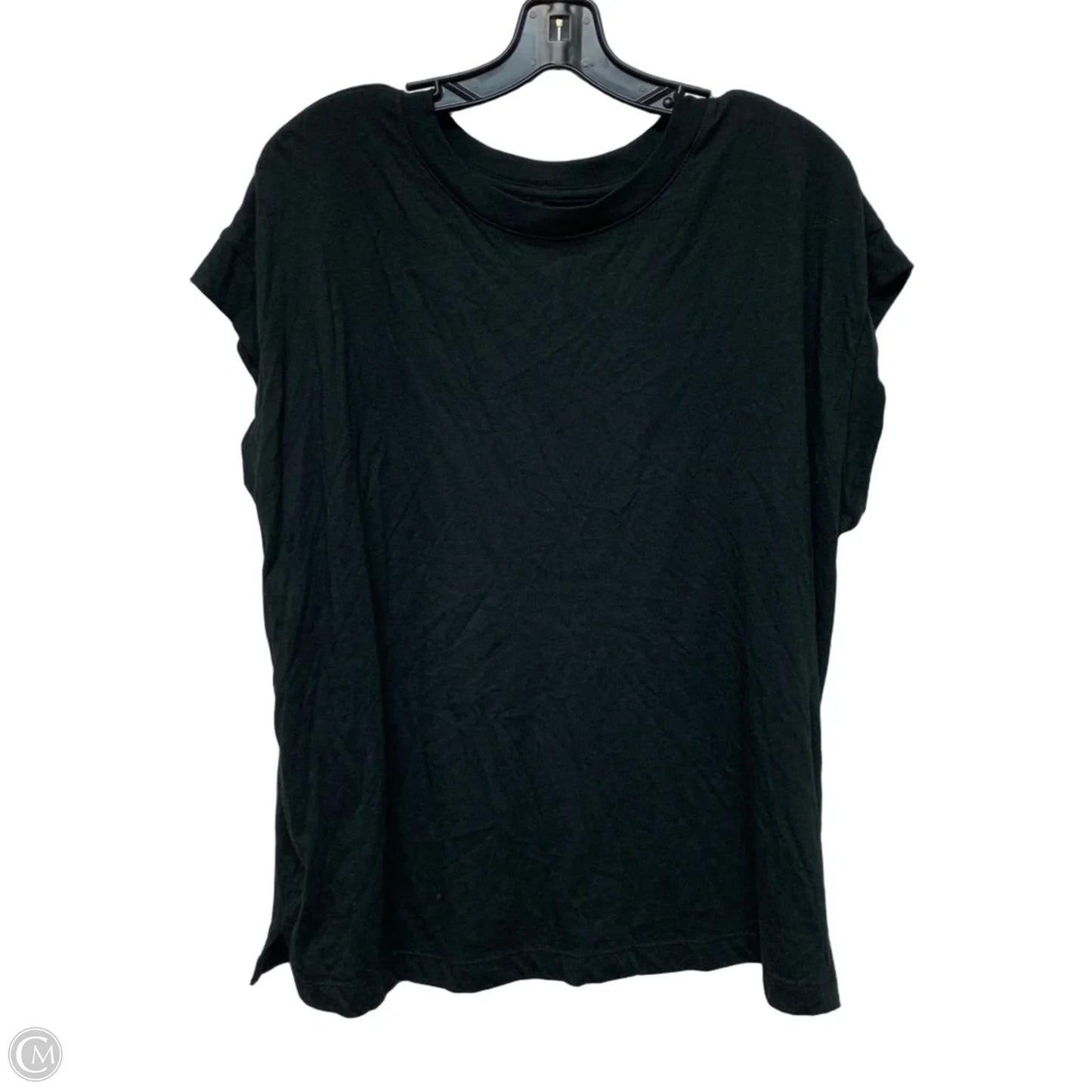 Top Short Sleeve Basic By A New Day In Black, Size: Xl
