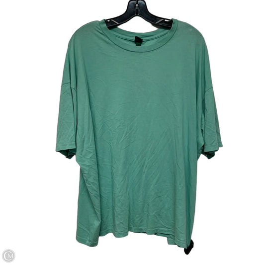 Top Short Sleeve Basic By Wild Fable In Green, Size: Xl