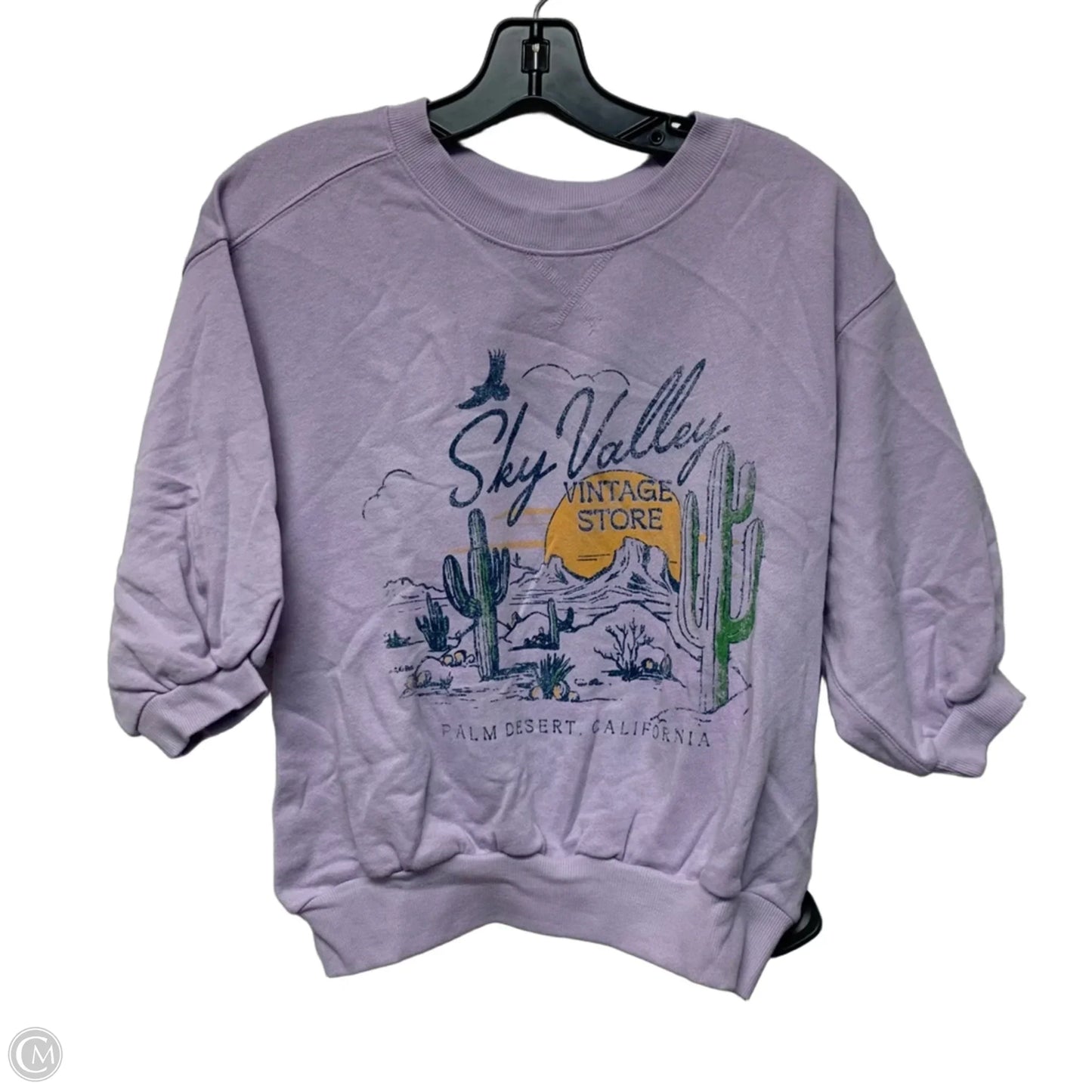 Top Short Sleeve By Pilcro In Purple, Size: Xxs