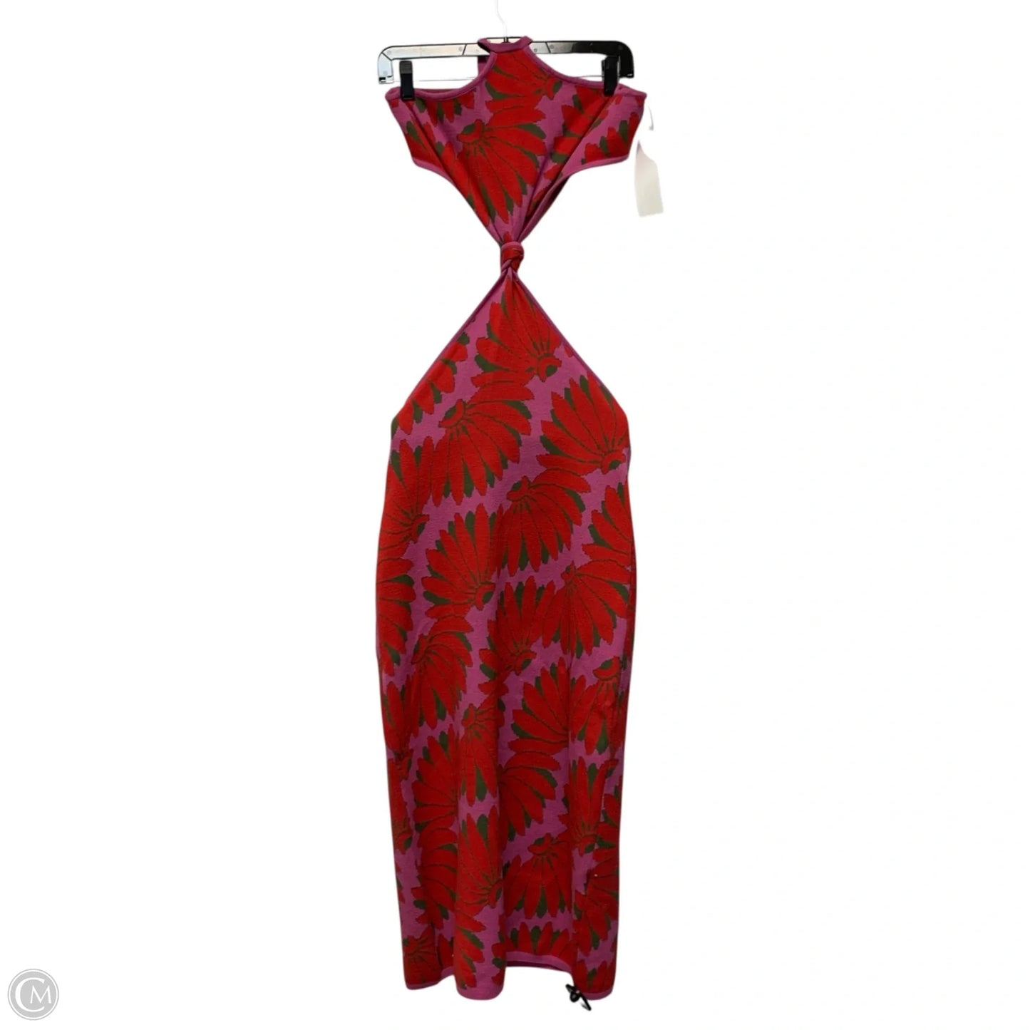 Dress Designer By Farm Rio In Pink & Red, Size: S