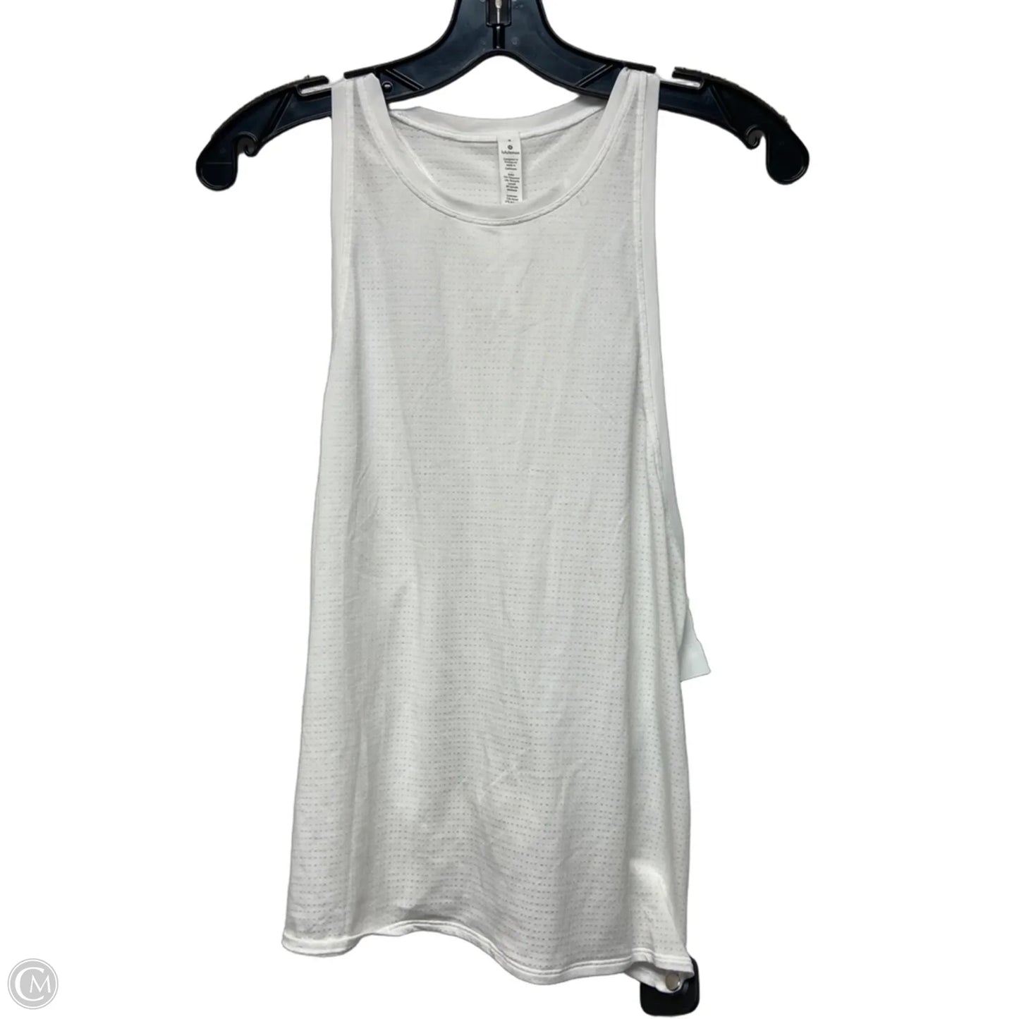 Athletic Tank Top By Lululemon In White, Size: S