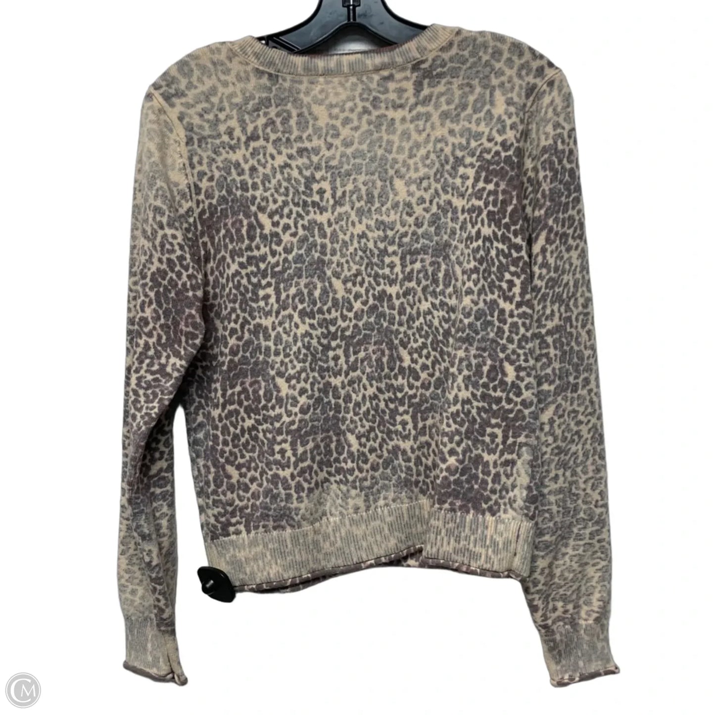 Cardigan By Anthropologie In Animal Print, Size: M