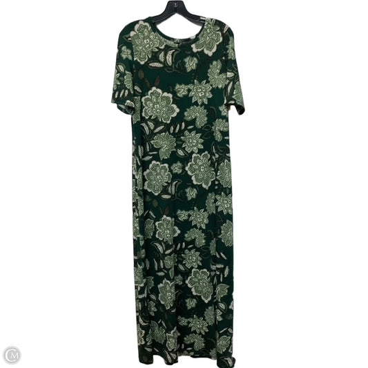 Dress Casual Maxi By Vince Camuto In Green, Size: L