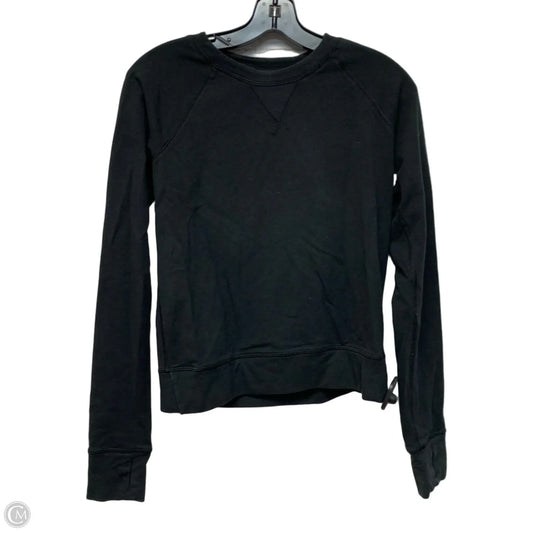 Top Long Sleeve By Lululemon In Black, Size: S