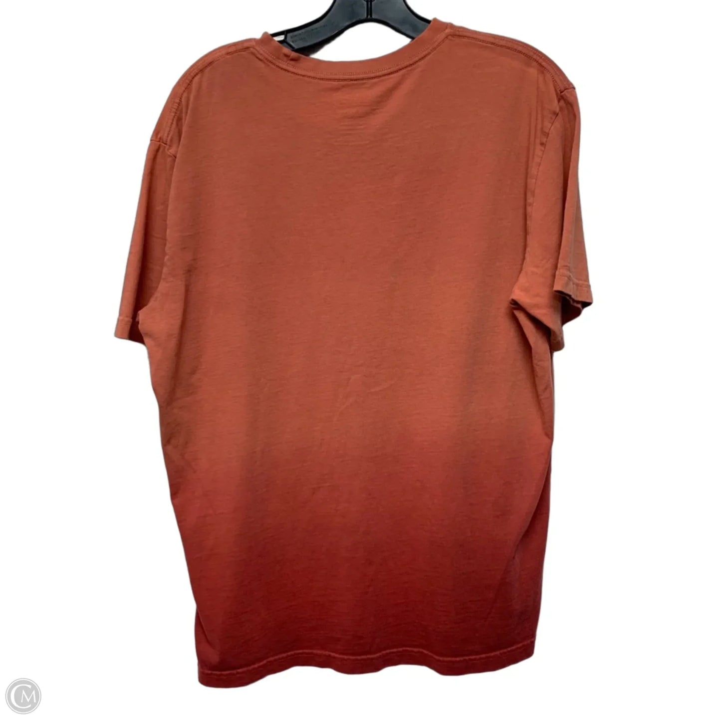 Top Short Sleeve By Tailgate In Orange, Size: M