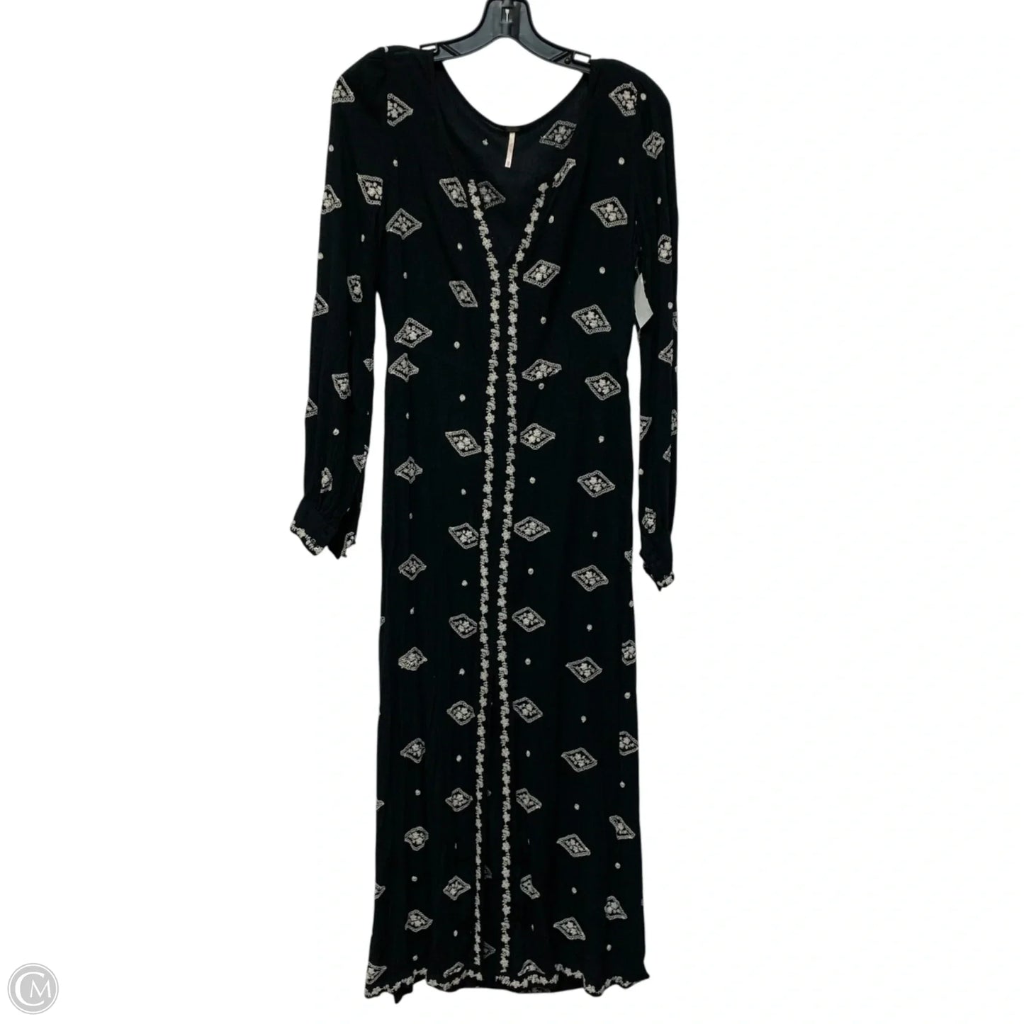 Dress Casual Maxi By Free People In Black, Size: Xs
