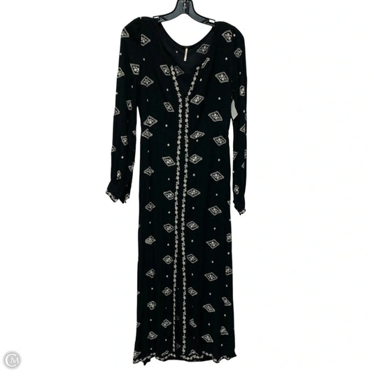 Dress Casual Maxi By Free People In Black, Size: Xs