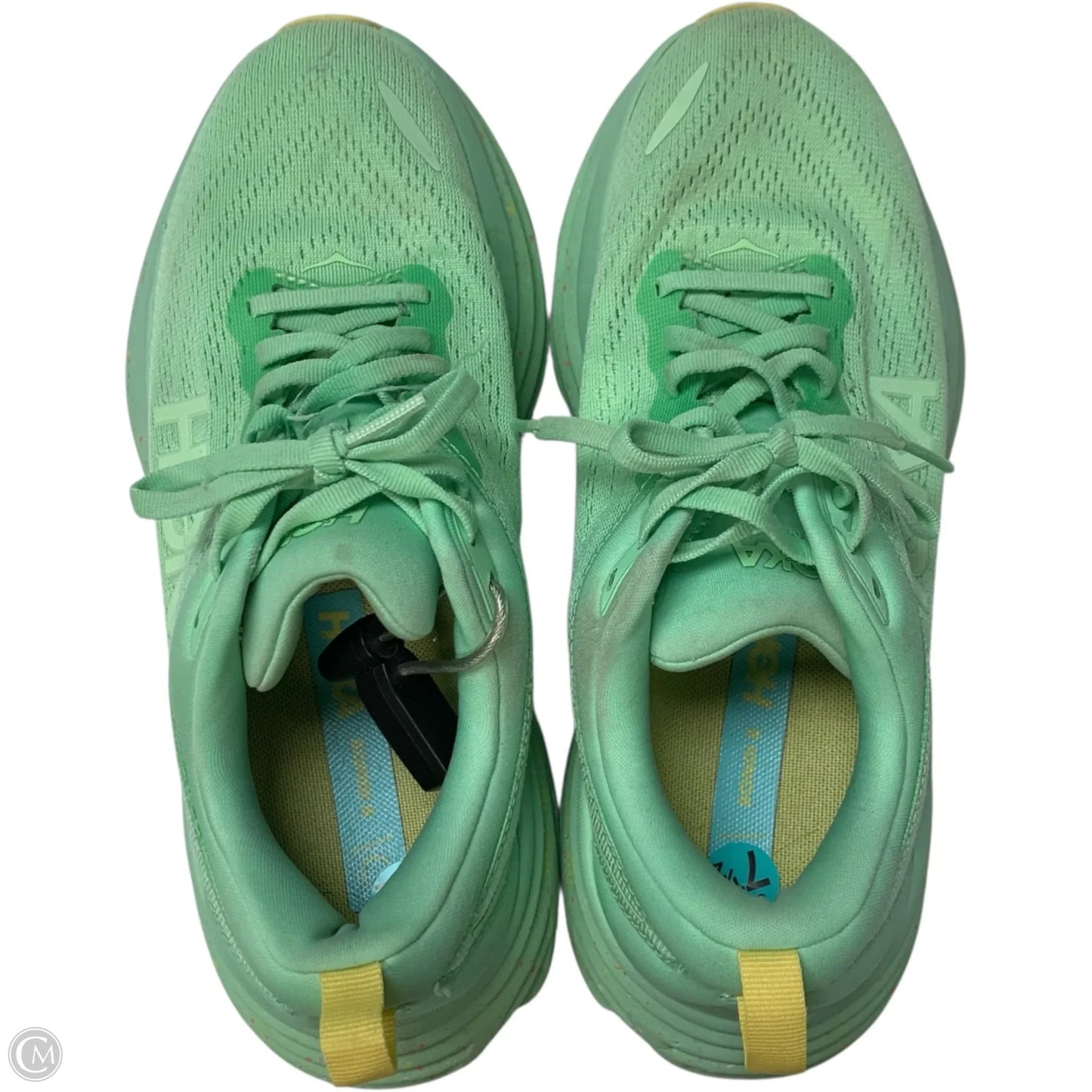 Shoes Athletic By Hoka In Green, Size: 7.5