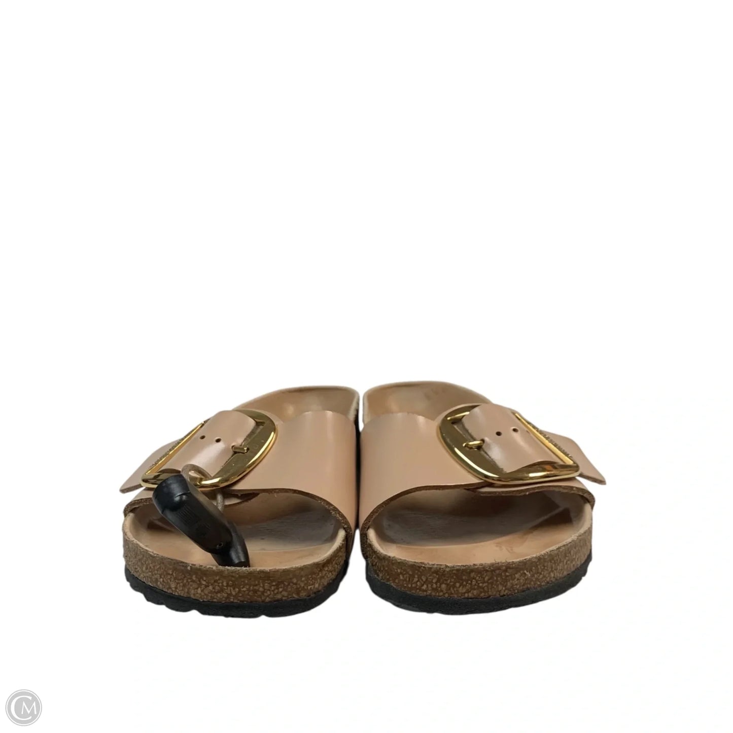 Sandals Flats By Birkenstock In Beige, Size: 9